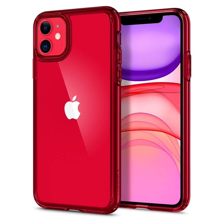 Spigen Ultra Hybrid Back Cover Case Compatible With IPhone 11 - Red Crystal